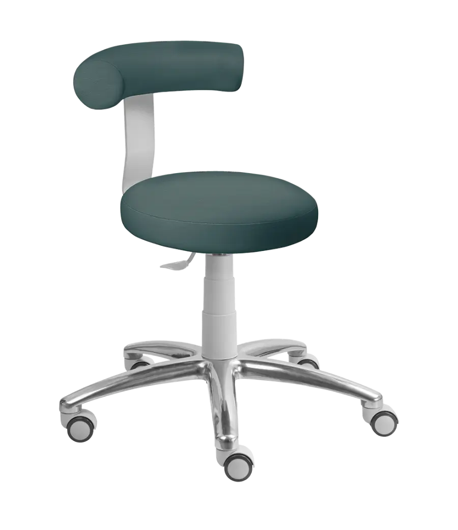 LZ83 G - N stolička otočná, výška sezení 46-59 cm, koženka SILVERTEX - koženka tyrkysová 30510